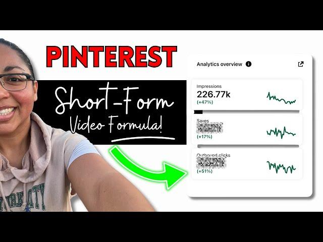 Pinterest Short Form Video Framework that Grew My Account