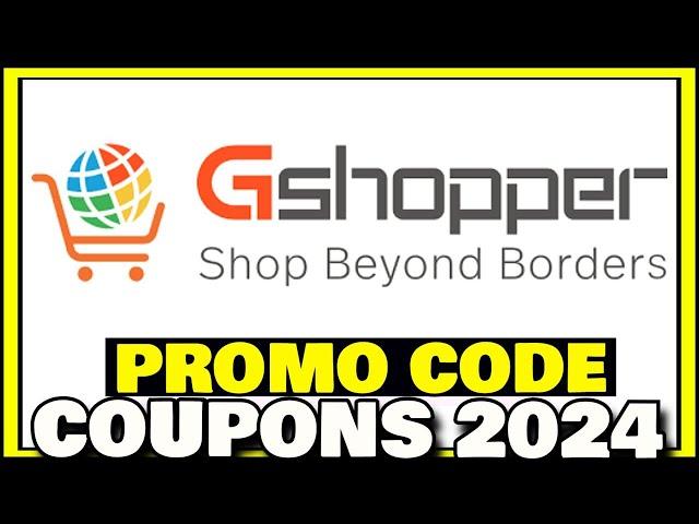 GSHOPPER COUPON 2024 - Promo Code Gshopper Discount Promotion