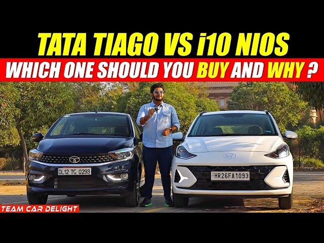 Tata Tiago vs Hyundai Grand i10 NIOS - Comfort, Drive & More Compared | Detailed Comparison