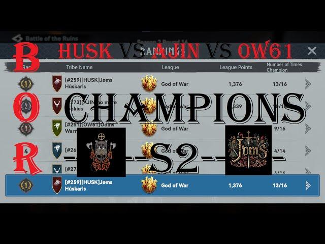 HUSK Winning BOR Season (again)