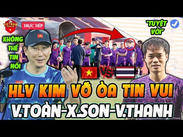 Buổi Tập Chiều 31/12: HLV Kim Vỡ Òa Tìn Vui Từ Văn Toàn, Văn Thanh, Thay Thế Tấn Tài Đẳng Cấp