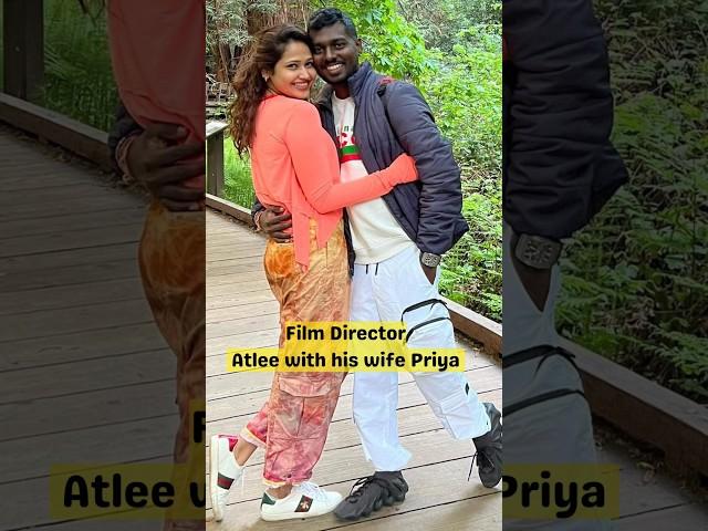 Jawan Movie Director Atlee Kumar with his wife Priya #jawan #atlee #jawanmoviereview