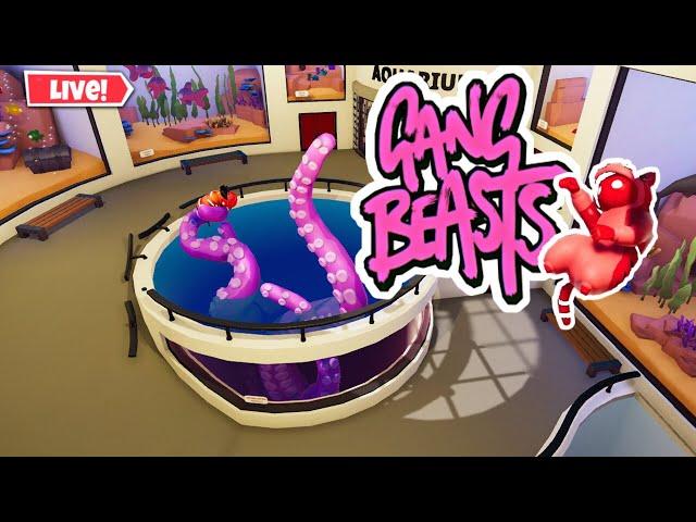 LIVE PLAYING GANG BEASTS