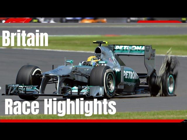 F1 2013 British Grand Prix Race Highlights