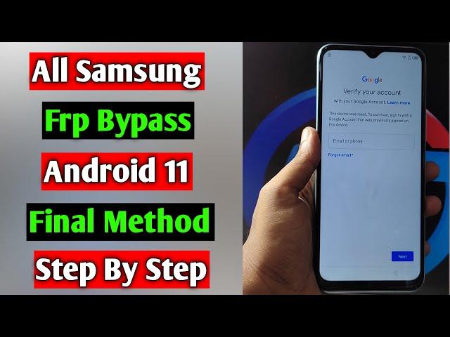 All Samsung Frp Bypass/Unlock Google Account Lock Android 11 | All Samsung Frp Unlock | Final Method