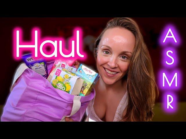 XXL ASMR HAUL MIT TEA TASTE TEST | dm, Rossmann, Bio Company | Weledaprodukte | Sanft Geflüstert