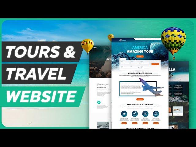 How to Make a Tours and Travels Booking Website with WordPress | In Just 30 Mins