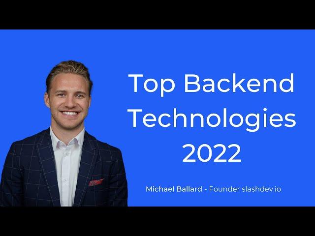 Top Backend Technologies 2022