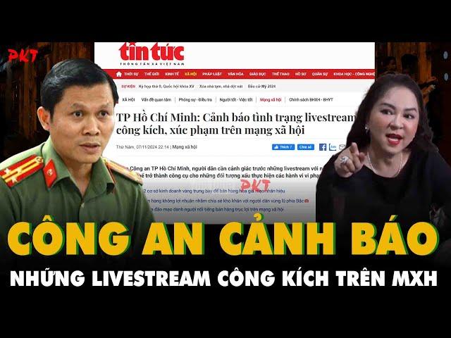 Công an CẢNH BÁO các phiên livestream công kích, xúc phạm trên MXH có liên quan gì đến bà Hằng? |PKT