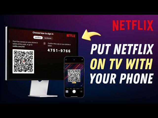 How to Put Netflix on TV with Your Phone !