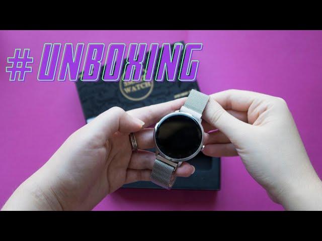 #Unboxing: Smartwatch, Twinkler TKY-K16, Gri, Bratara metalica, Monitorizare ritm cardiac