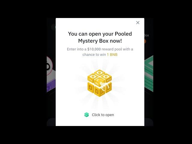 Binance mystery box open live  || Binance $10,000 reward pool with a chance to win 1 BNB 