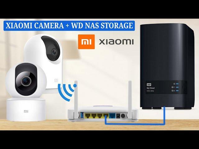 xiaomi mi home security camera nas storage setup using WD Mycloud