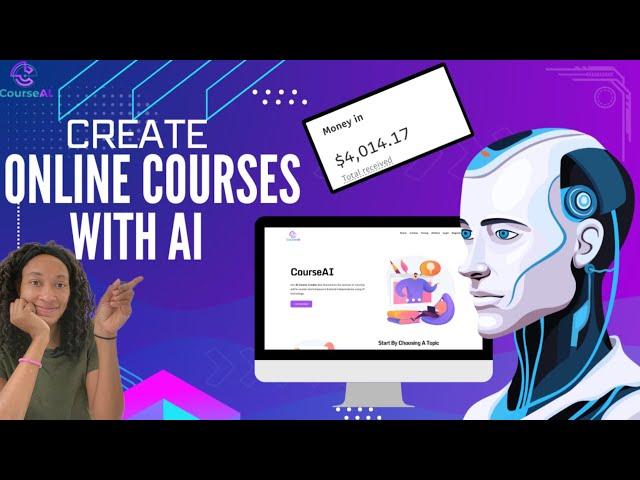 Earn over $1000/ month with AI-Generated Online Courses through CourseAI! Passive income!