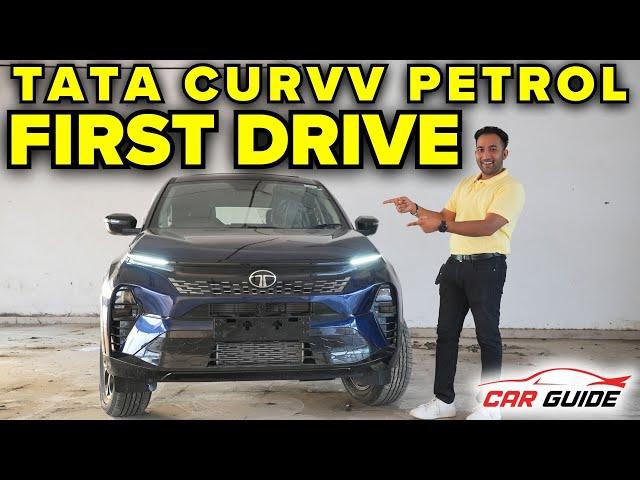 Tata Curvv Petrol FIRST DRIVE - Creative Variant | Full Drive Review Coming Soon 