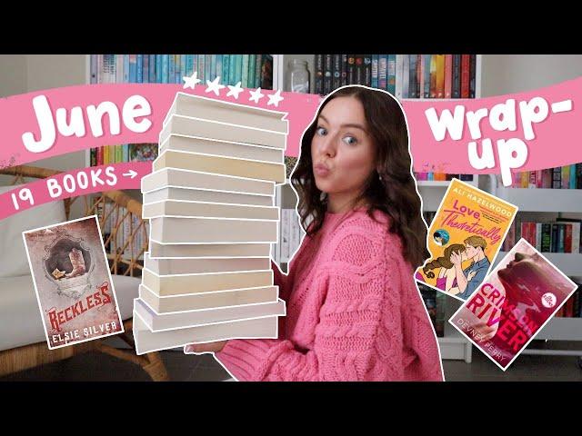 let's talk about the 19 books I read in June! (hits & misses) 