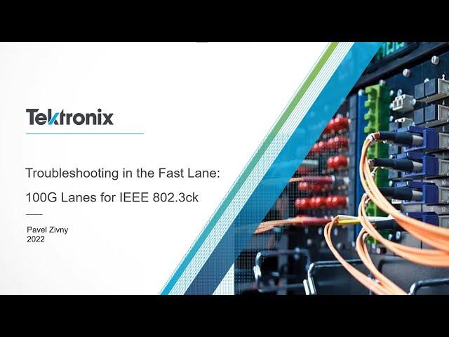 Troubleshooting the New IEEE 802.3ck Ethernet Standard