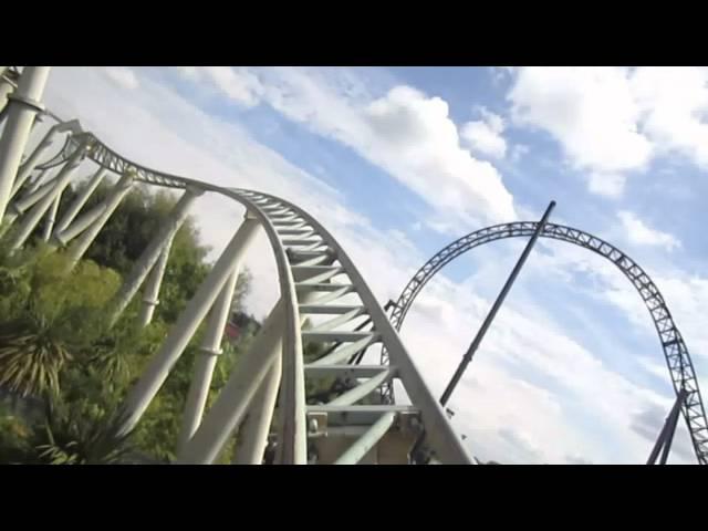 Colossus Front Row Seat on-ride HD POV Thorpe Park