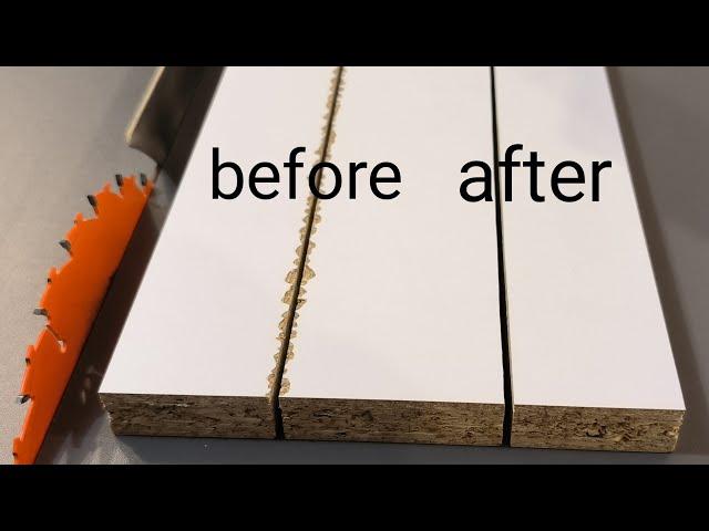 Top 3 ways to cut laminated chipboard without chipping.