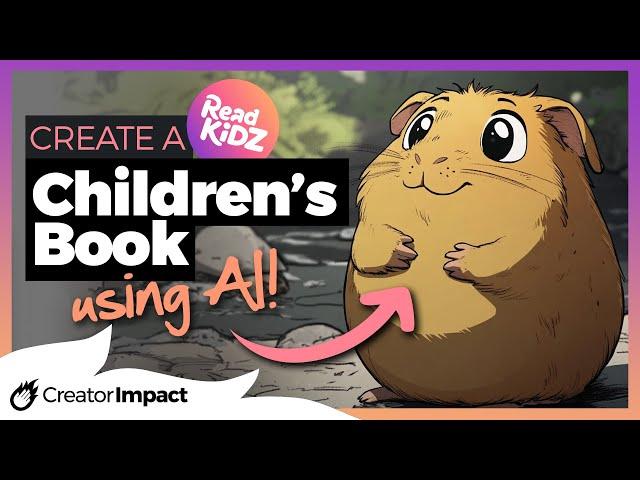 Create AMAZING AI Childrens books using ReadKidz!