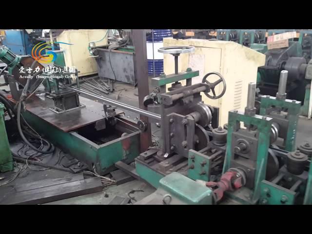 Aceally pallet rack beam and support rolling production line