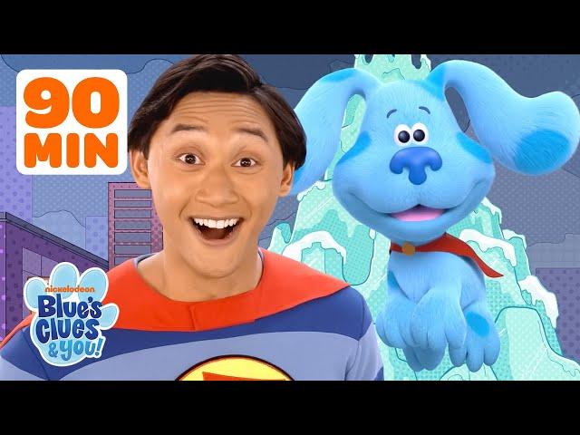 90 Minutes of Blue & Josh Being SUPER HEROES!  | Blue's Clues & You!