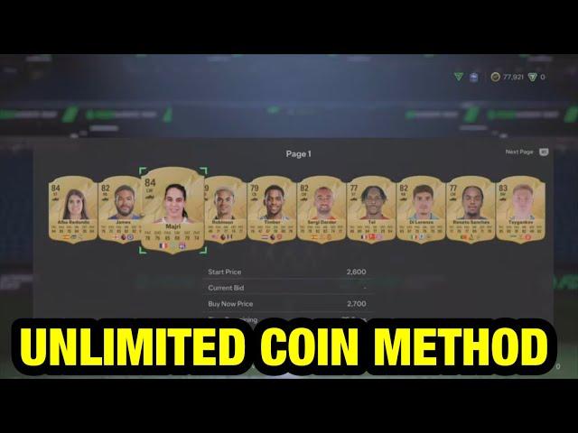 UNLIMITED COIN GLITCH IN FC 25 MAKE COINS FAST | FC 25 COIN METHOD