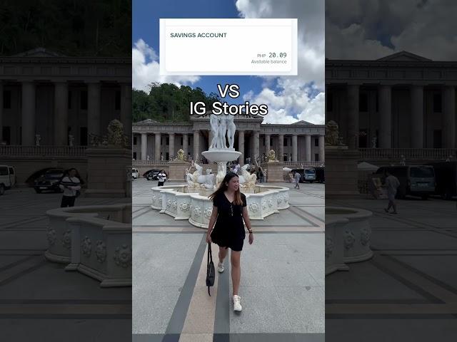 Account vs IG Stories