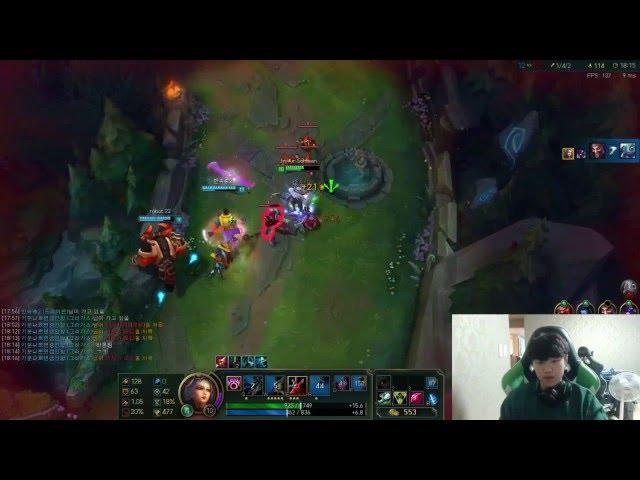 Jin Air SoHwan as Irelia vs Poppy Top