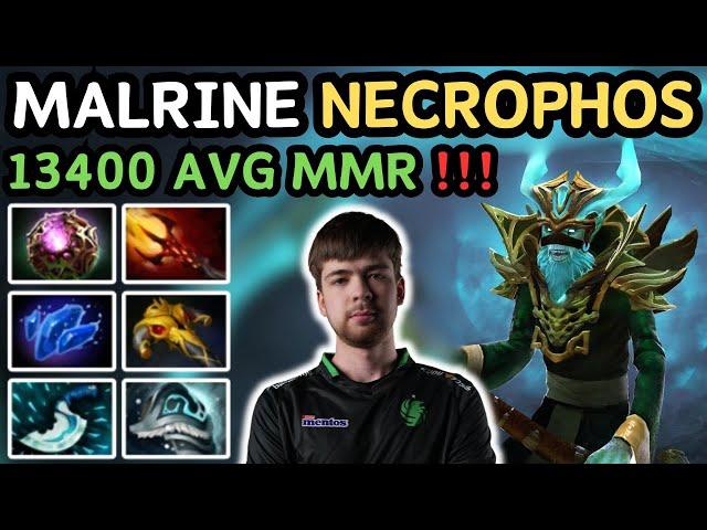  RANK 5 Malrine NECROPHOS Midlane Highlights  Dagon Build - Dota 2