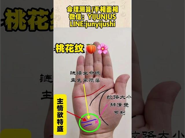 桃花纹 #手相 #風水 #八字算命 #palmistry