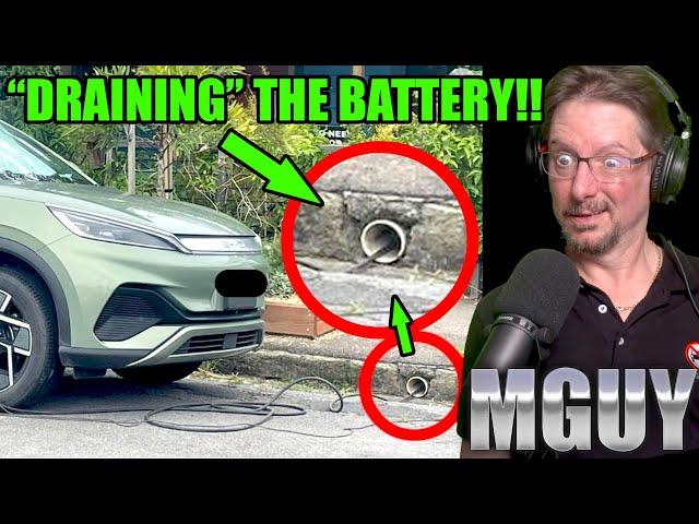 WTF?! EV owner charges through DRAIN PIPE - MGUY News 13 November 2024 | MGUY Australia