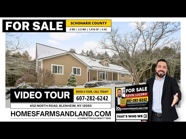 652 North Road, Blenheim, NY 12093  Video Tour  Kevin Lucero