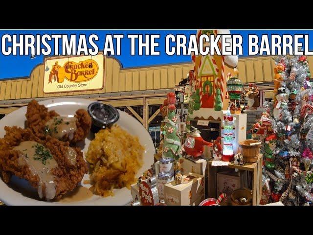 Christmas at the Cracker Barrel / What's New For The Holiday's 2024 / Gift Ideals and Dinner