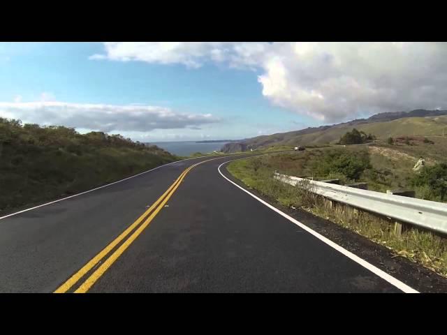 17 minute drive through Marin County along HWY 1 (gopro hero 3 test)