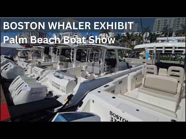 Boston Whaler Boats at the Palm Beach Boat Show