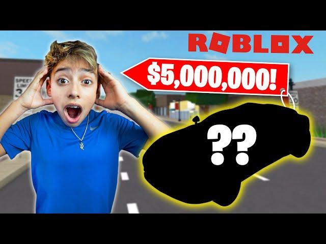 BUYING The MOST EXPENSIVE CAR in ROBLOX! ($5,000,000 SuperCar) | Royalty Gaming