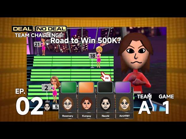 Deal or No Deal Wii Team Challenge Ep 02 Mii's-1 Team Green-A,Orange-A,Black-A,Purple-A