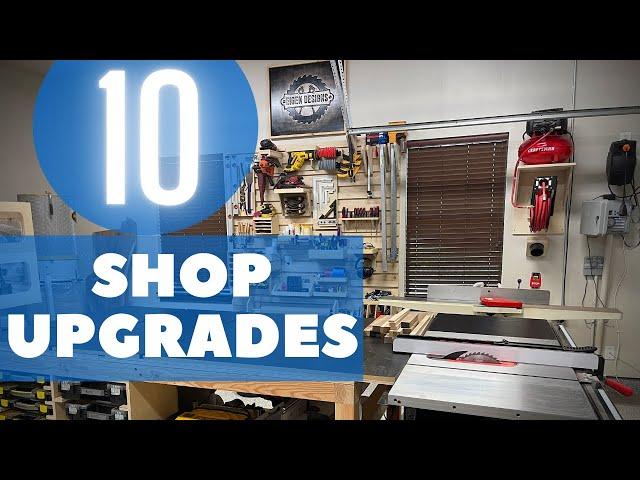 10 Workshop Upgrades  |  Enhance Your Shop Organization & Functionality