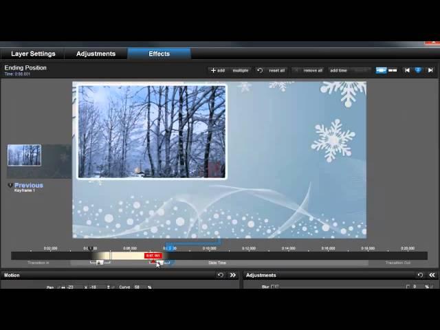 ProShow Keyframing Basics: Using Layer Transitions