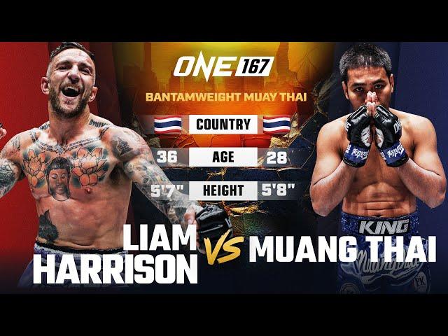 The WILDEST Round In Muay Thai  Liam Harrison vs. Muangthai