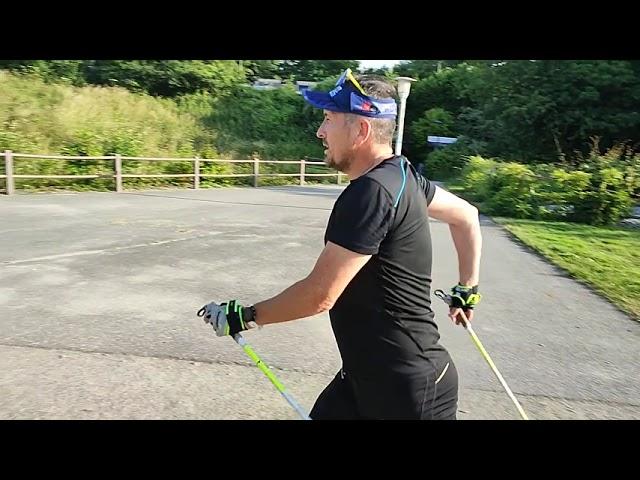 Marche Nordique 2021 /entraînement marche compétition allure 9km/h