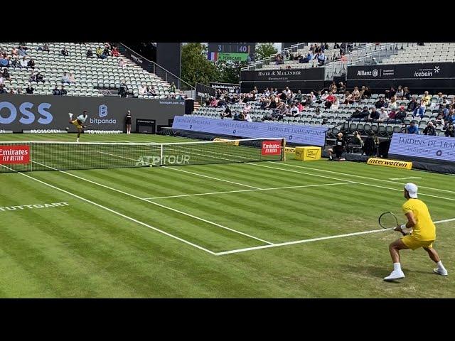 The fastest second serve ever in Tennis - G.M. Perricard