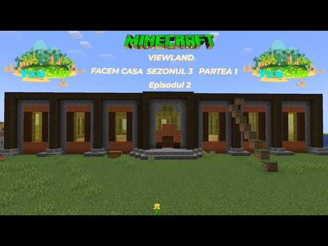 MINECRAFT VIEWLAND S3 EP2 | NE APUCAM DE CASA?