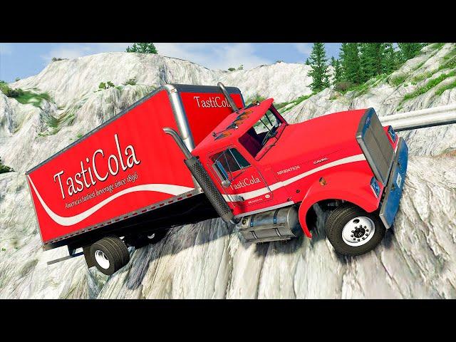 Cliff Drops #201 - BeamNG DRIVE | SmashChan