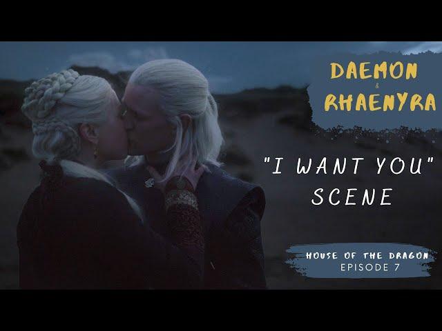 Daemon & Rhaenyra - "I want you" scene | House Of The Dargon | Episode 7