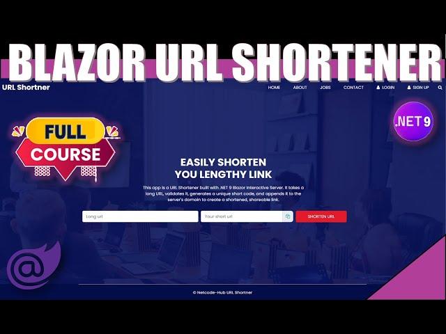  Build a URL Shortener App with .NET 9 Blazor Interactive Server | Simplify Links Like a Pro! 