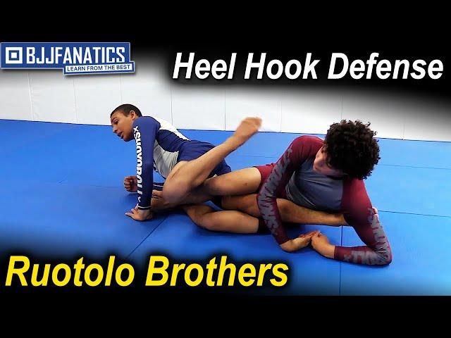 Outside Heel Hook Defense Concepts - BJJ Training with Kade and Tye Ruotolo