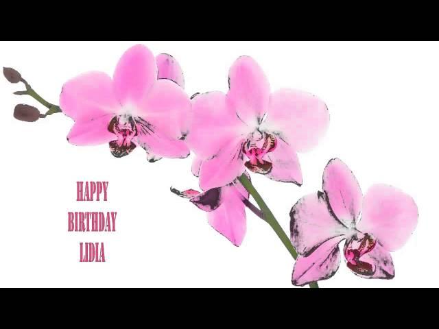 Lidia   Flowers & Flores - Happy Birthday