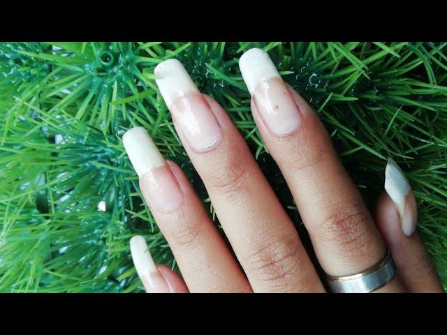 #09 || 5 Ways To Make French Manicure Nail Art/DIY Ideas 